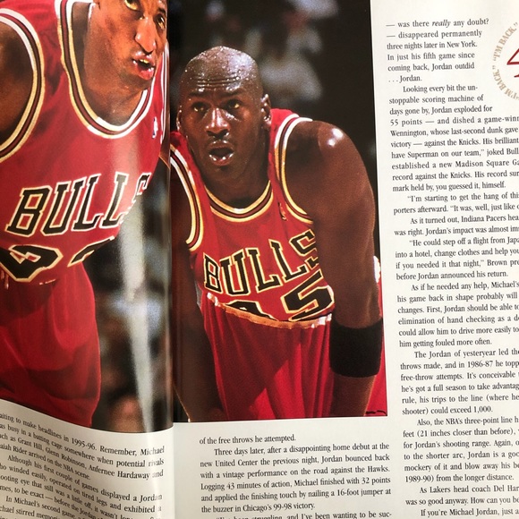 Vintage Michael Jordan Sports Hero Book